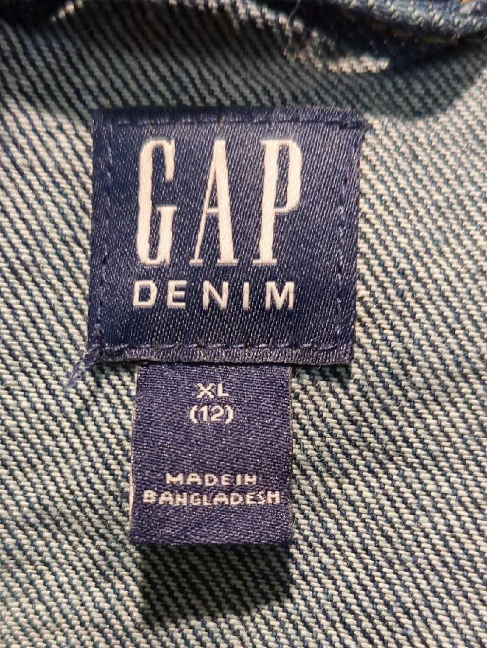 GAP Kids Boys Girls Denim Jean Jacket, Size 12